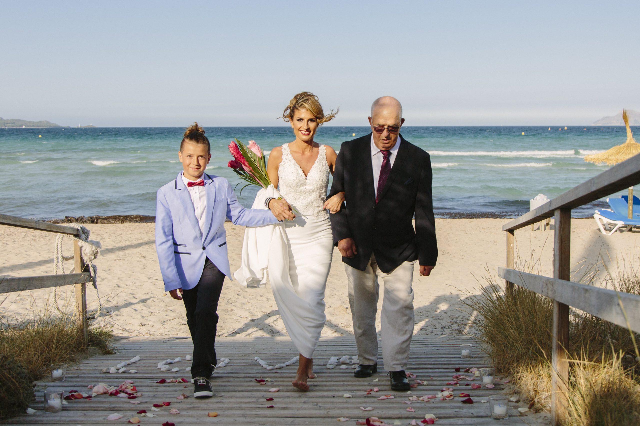 Wedding at the beach in Majorca