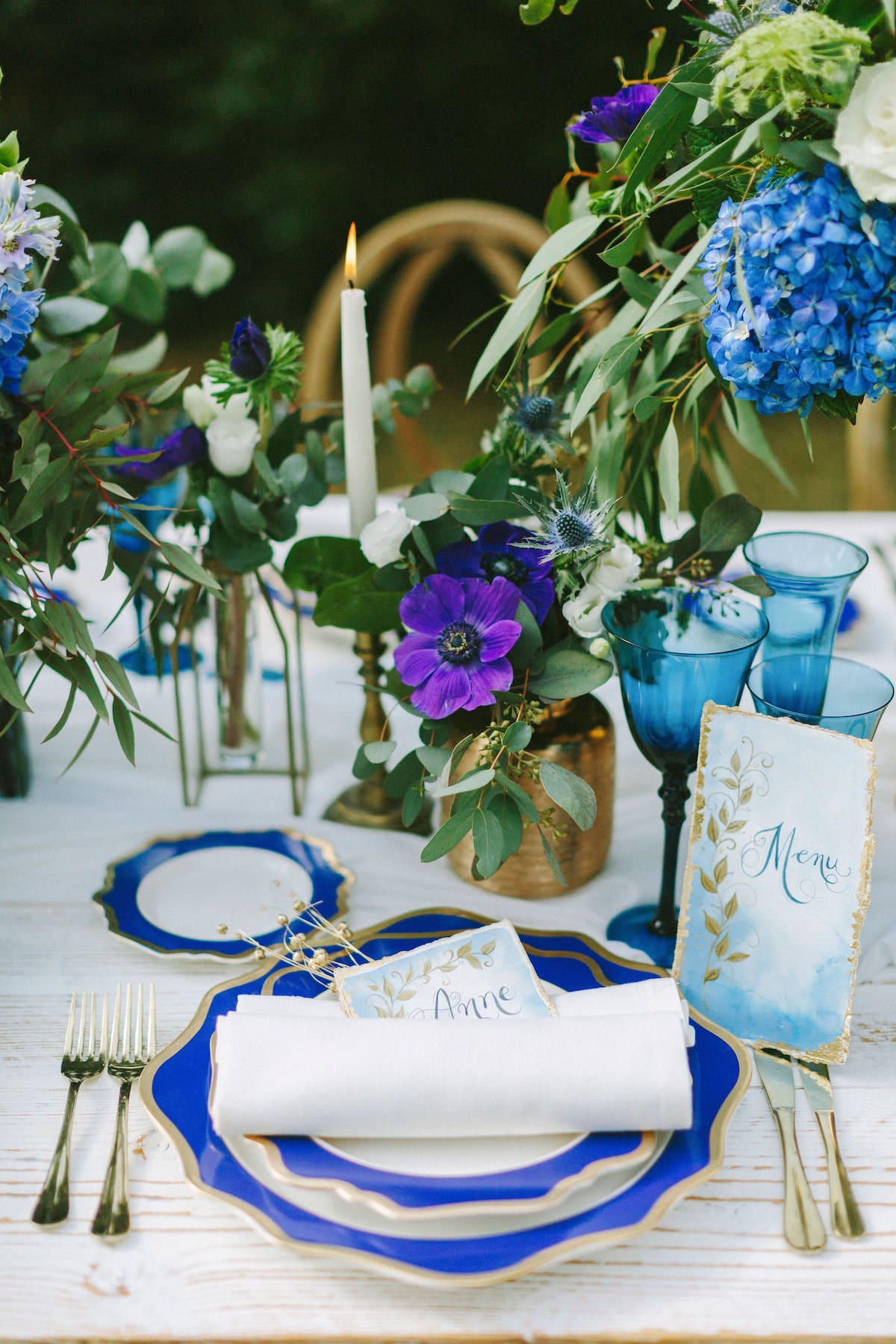 wedding table setting decoration for wedding in Mallorca