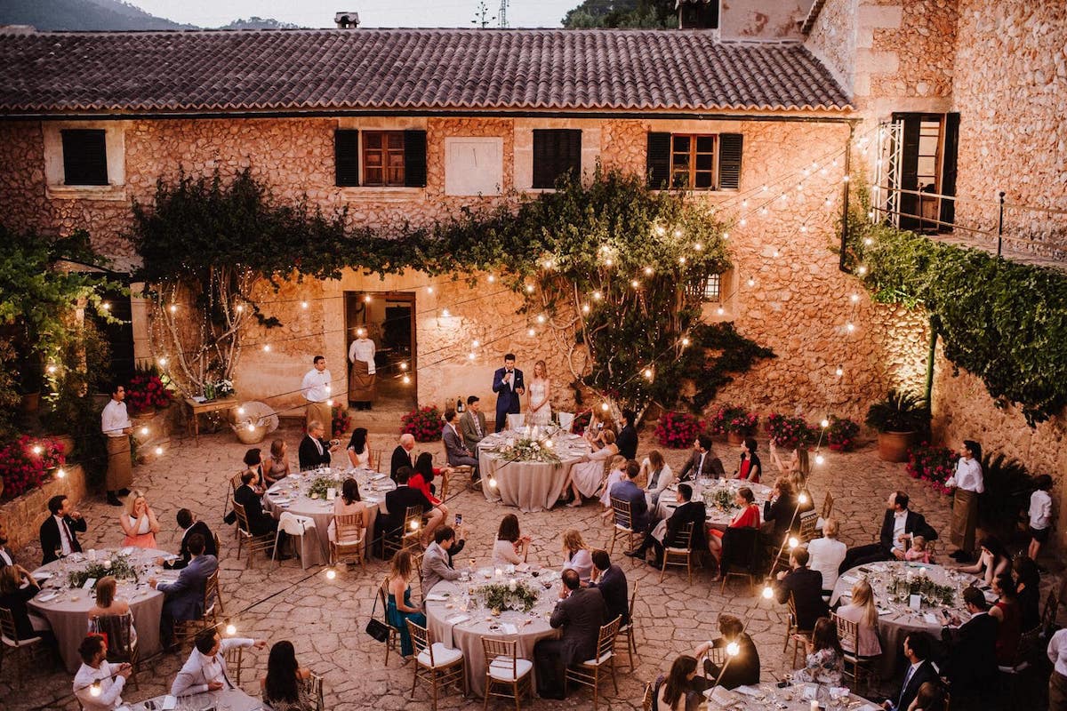 charming courtyard wedding venue in farm es cabas Mallorca