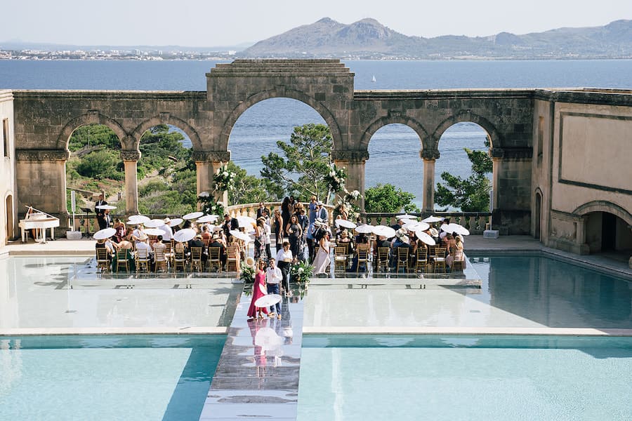 Get to know hoy a wedding in La Fortaleza looks like, one of the most beautiful wedding venues in Mallorca